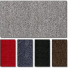 Doormat Made to Measure PT-MAX | Washable & Plain | Selected: 81-90 cm Wide, 101-125 cm Long, Grey
