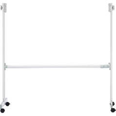 Rollable Whiteboard Stand, Adjustable Metal Stand for Whiteboard