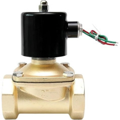 2-Wege-Magnetventil 1,5 Zoll 2 Zoll 230V 12V 120V 24V Normalerweise geschlossenes elektrisches Luftventil (2 Zoll NPT_380VAC)