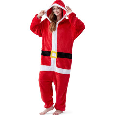 Onesie Full Body Costume for Adults - Unisex Pyjama Jumpsuit in Various Designs - Jumpsuit, Carnival & Fancy Dress in M, L, XL