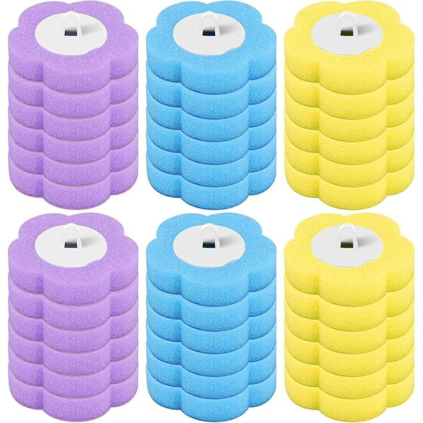 Toilet Brush Replacement Heads, Disposable Toilet Brush Refill Heads, Toilet Refill Heads, Toilet Fresh Brush Refill Pads, 36 Pieces