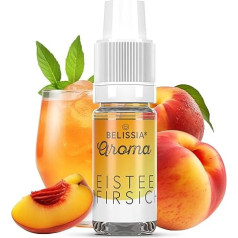 Belissia Food Flavour - Iced Tea Peach - High Dose Food Aroma 10 ml For Use in Food & Drinks, for Nebulisers, Mist Machines, Diffusers and Much More