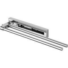 Sattie AVENARIUS Universal Series Double Arm Towel Rail 400-570 mm Extendible Chrome-Plated