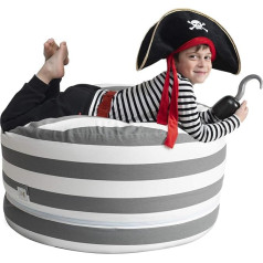 Smart Wallaby 2 Sizes in 1 Large Bean Bag for Stuffed Animals, XL Jumbo Ottoman for Plush Toys, Plush Toys, Giant Pouf Organizer for Bedding, Quilts, Pillows | 300L. | 42