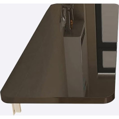 ‎Coppervibes COPPERVIBES Schwebender, an der Wand montierter Klapptisch, Klappschreibtisch für das Home-Office, Küche, Bar, Schwarz