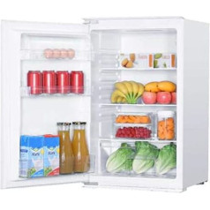 Schoepf KSE510A+ Built-in Fridge 129 L - Quiet 39 dB - Automatic Defrosting - 88 x 54 x 54 cm - Interchangeable Door Hinge - Full Room Fridge with Glass Shelves and Vegetable Drawer