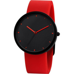 Comtex Watch Women's Watch Red Silicone Women's Watch Simulated Quartz Women's Watch Digital Band Waterproof Sports Watch Girls Watch Youth Watch Children's Watch