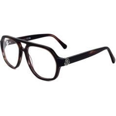 Moncler ML5188 062 Brown Horn 55/17/145 Men's Glasses, 062 Brown Horn
