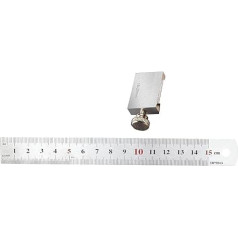 15/20/30/40 cm Measuring Marking Gauge Carpenter's Scribing Ruler Tool with Positioning Slider Stop Metal Carpentry Square