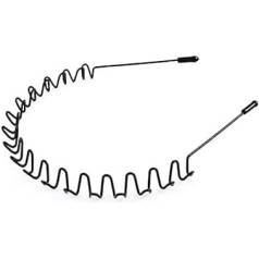 Metal Iron Unisex Black Wavy Sport 5mm Accessories N3G1 U2G1 Fashion Hair Band