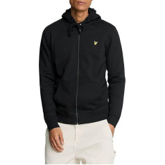 Lyle & Scott Hoodie with zip (medium grey mottled)