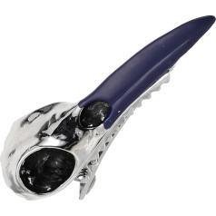 SOESFOUFU Braut-Haarschmuck Hochzeit-Haarspange Dunkle Haarspangen Legierung Totenkopf-Haarspange Tierskelett-Haarschmuck Für Damen