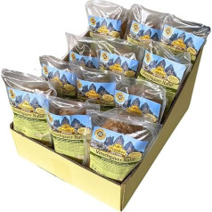 Trenker Vinschgauer Natur, Rye Mix Flat Buns for Ready Baking, 12 x 300 g, South Tyrol