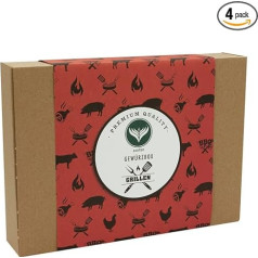 Azafran BBQ Spice Gift Set – Gift Set Grilling with 4 Spices