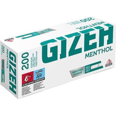 2000 (10 x 200) Gizeh Menthol (Hulses, Filter Tubes, Cigarette Tubes)