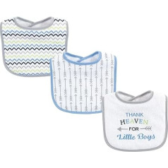 Luvable Friends Handsome Little Man Bib (Pack of 3) -