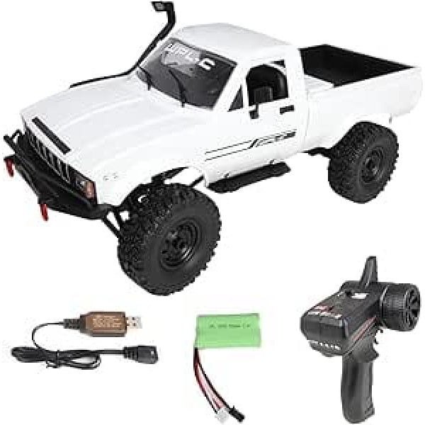 ARRIS RC Crawler Car, 1/16 Scale 4WD Off-Road Pickup Climbing Truck Toy