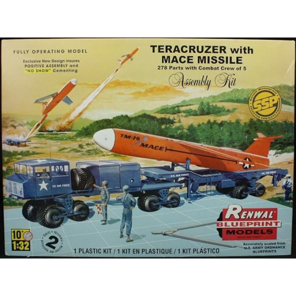 Revell Monogram 1:32 Scale Teracruzer with Missile Diecast Model Kit