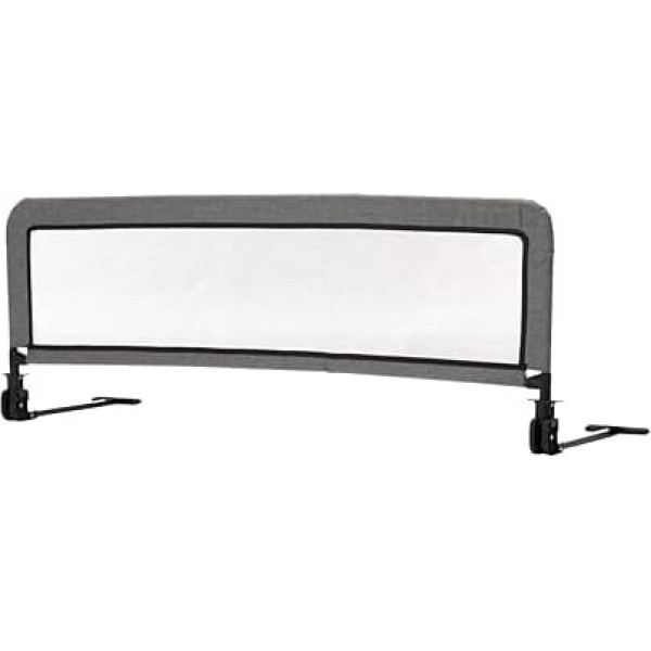 Fillikid Bed Rail for Standard Beds Box Spring Beds Grey & Nappy Blaubar / Bed Rail 135 cm x 50 cm / Bed Guard Children's Bed Rail Baby Bed Rail