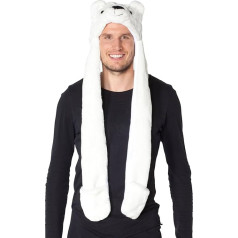 Polar Bear Plush Hat