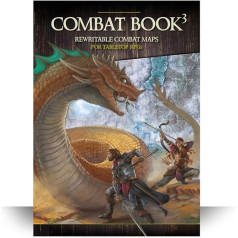 Combat Book 3 - Fantasy Rewritable Combat Maps for Tabletop RPGs