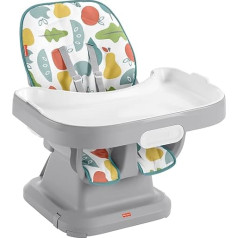 Fisher-Price Space Saving Easy Clean High Chair for Babies and Toddlers, Portable Dining Seat with Removable Tray, Perfection [Amazon Exclusive]