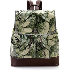 Libelle Lotus personalisierte Schultaschen Büchertaschen für Teenager, Mehrfarbig, 27x12.3x32cm, Rucksack Rucksäcke