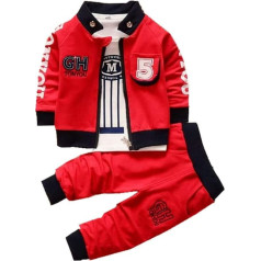 Baby Boys Clothing Sets Jacket + T-Shirt + Trousers Three-Piece Newborn Sportswear