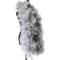 2 Meters, 200g, Brown Turkey Feather Boa, Large Fluffy Feather Scarf for Crafts, Cosplay Costume, Clothing, Feather Boas, Frather (Color : 02, Size : 2 Meters) - 2 Meters - 11