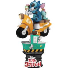 Disney Diorama PVC D-Stage Stitch Coin Ride 16 cm