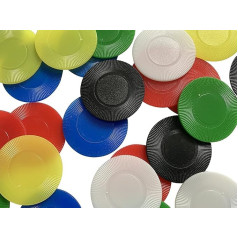 Bag of 500 Thin Tokens/Drinking Counters Vouchers/Poker Chips - Approx 39mm