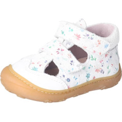 RICOSTA Girls' and Boys' Velcro Shoes, EBI, Children's First Walking Shoes, WMS:Medium, White 810