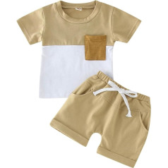 2025 Summer Boys and Girls Cute Printed Children's Set Casual Children's Clothing Outfit 2-Piece Hawaiian Shirt T-Shirt Toddler Two Piece Boys Clothing Sets for Children