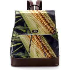 Personalisierte lässige Tagesrucksack-Tasche für Teenager, süßer frischer Mais, Schultaschen, Büchertaschen, Mehrfarbig, 27x12.3x32cm, Rucksack Rucksäcke