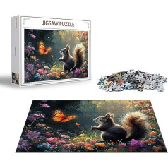 Puzzle Zwerg Puzzle 2000 Teile Kaninchen Holzpuzzle Erwachsene, Premium Quality Klassische Wooden Lernspiel, Klassische Spaß Jigsaw Erwachsene, Challenging Game Jigsaws für Wohnkultur Geschenk x-738