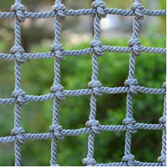 Kletternetz für den Innenbereich, Klettergerüst, Gartensicherheitsnetz, langlebiges Seil, Leiternetz für Hinterhof, Spielplatz, Baumhaus, lustiges Outdoor-Spielzeug (Größe: 3 x 5 m)) ()
