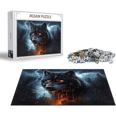 Puzzle Book Puzzle 1000 Pieces Animal Wooden Puzzle Adults, Premium Quality Classic Wooden Educational Game, DIY Classic Fun Jigsaw Adults, Challenging Game Jigsaws for Home Decor Gift x-466