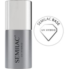 Semilac Base for Nail Polish | 11ml | Stärkendes UV LED Base Coat Soak Off Gel für Nagelschutz | Perfekt für Zuhause und professionelle Maniküre und Pediküre