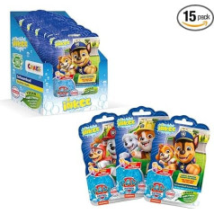 INKEE - Bubble Bath Liquid Paw Patrol Bath Additive for Children, Blue Paw Patrol Bubble Bath Children with Aloe Vera & Spezi Cola Orange Aroma, 15 x 40 g