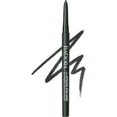IsaDora Kajal Waterproof Green Intense 24H - Strong Hold without Smudging - Eyeliner Pen Ideal for Smokey Eyes - Dark Green Waterproof - Especially Easy to Apply