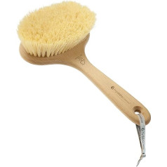 Professional Spa Brush with Extra Long Cactus Bristles & Fixed Handle