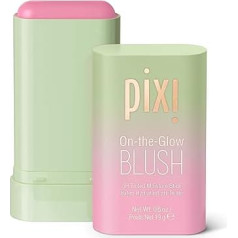 Pixi On The Glow Blush Cheektone Reactive Coloured Stick with Ginseng and Aloe Vera Extracts for Cheeks and Lips, 19 g, 0.6 oz Paraben Free