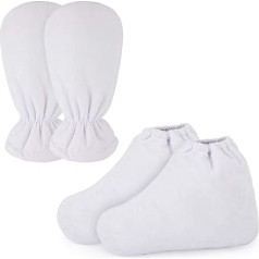 Segbeauty Paraffin Wax Gloves for Hands and Feet, Larger Paraffin Heated Spa Mittens Foot Liners, Gloves & Socks for Hot Wax Hand Therapy Thermal Spa Therabath Wax Paraffin Machine