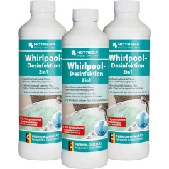 HOTREGA Whirlpool Cleaner 1.5 L - Concentrated Disinfection & Descaling for All Whirlpool Systems