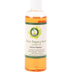 Pure Papaya Seed Carrier Oil 100 ml (3.38 oz) - Carica Papaya (100% Pure and Natural Cold Pressed) Pure Papaya Seed Carrier Oil