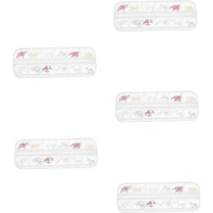 5 Kisten Nagelkunstschmuck Schlange Blumenwand Kunstblumen charmante Accessoires Haarspangen für die Braut Haarnadeln Nagelkunst-Anhänger Charms für Nageldesign Kunststoff