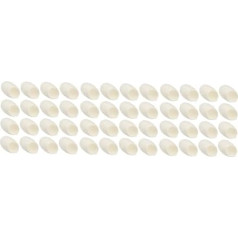 Gogogmee 300 Pieces Silkworm Blackhead Exfoliating Natural Silk Ball Cocoons Made of Natural Silk Balls Silk Scrubber Makeup Remover Skin Care Scrub Silk Clean White
