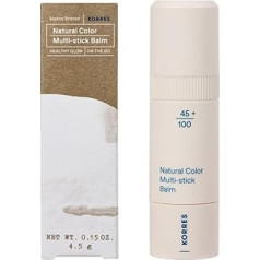 KORRES AEGEAN BRONZE Illuminating Multistick, with Peony Extract and Shea Butter, Practical and for Travel, 4.5 g