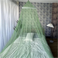 Mosquito Net Bed Lace Bed Canopy Dome Net Mosquito Nets Curtains Mosquito Net Bed Canopy Curtain Insect Protection Mosquito Net for Hammock Home Camping Travel Green XXL