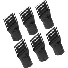 SKISUNO 6-Piece Hair Dryer Nozzles Replacement Hair Dryer Comb Attachment Ideal for Salon and Hair Styling at Home